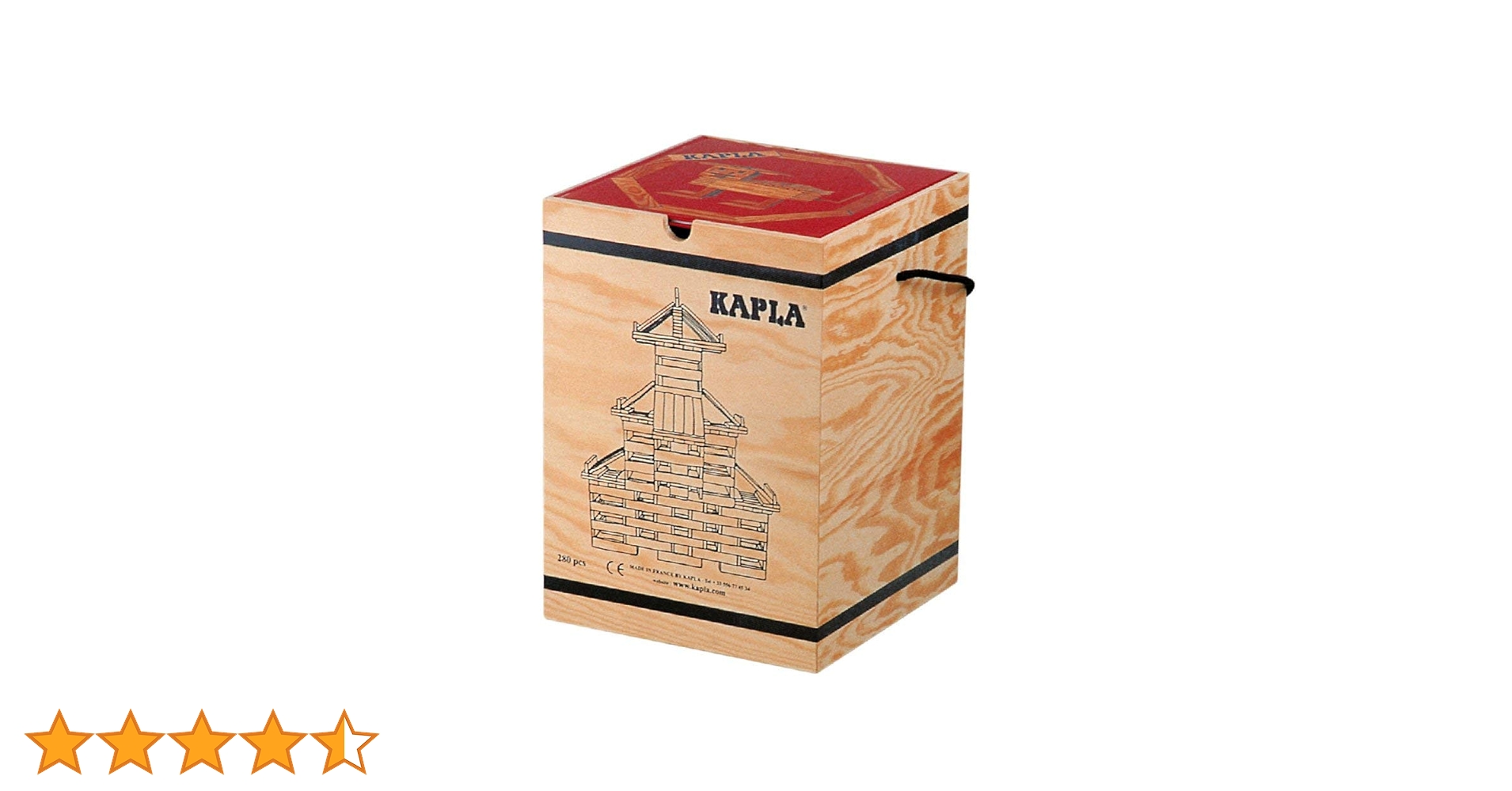 KAPLA カプラ　280ピース　木箱入り KAPLA カプラブロック280ピース 木箱入り: 木のおもちゃ